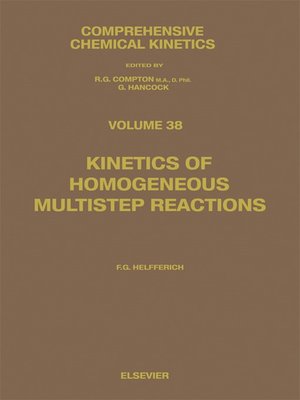 cover image of Kinetics of Homogeneous Multistep Reactions